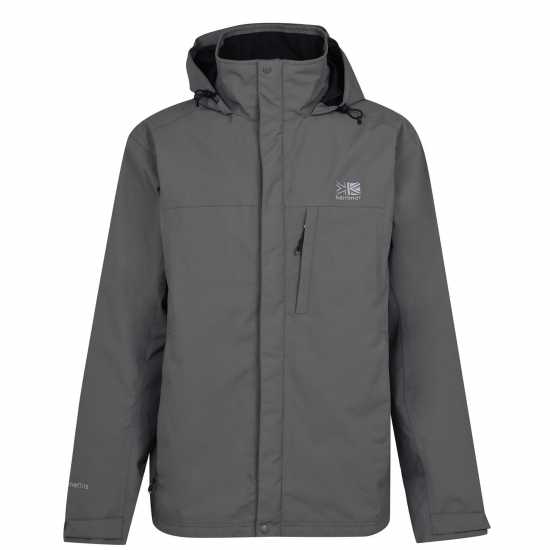Karrimor Непромокаемо Яке Mens Urban Weathertite 10K Waterproof Long Sleeve Waterproof Jacket Grey 