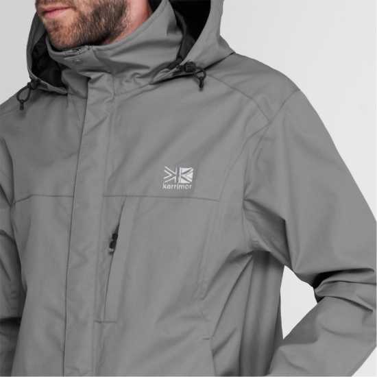 Karrimor Непромокаемо Яке Mens Urban Weathertite 10K Waterproof Long Sleeve Waterproof Jacket Grey 