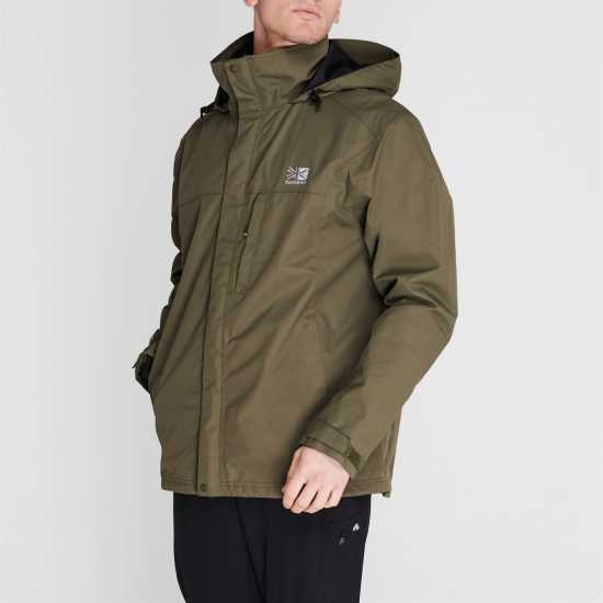 Karrimor Непромокаемо Яке Mens Urban Weathertite 10K Waterproof Long Sleeve Waterproof Jacket Хаки 