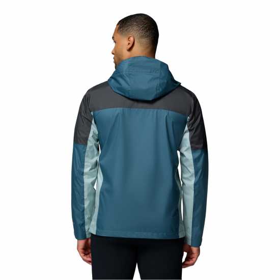 Непромокаемо Яке Columbia Men's Inner Limits Hooded Dwr Waterproof Jacket Blue 