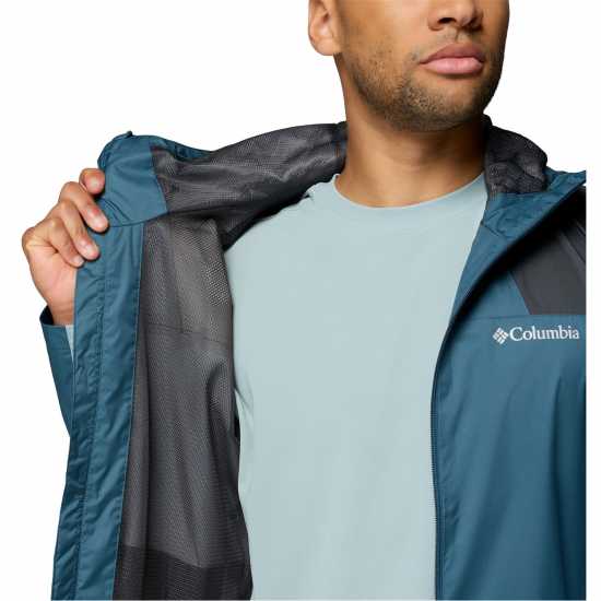 Непромокаемо Яке Columbia Men's Inner Limits Hooded Dwr Waterproof Jacket Blue 