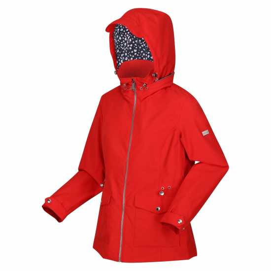 Дамско Яке Regatta Navassa Waterproof Jacket Womens Висок риск Червено Дамски якета и палта