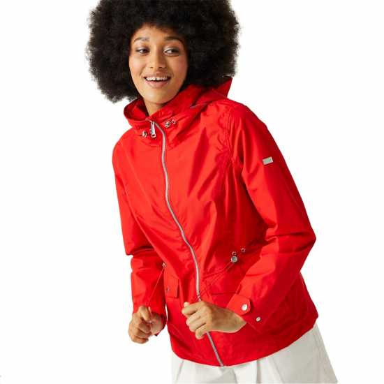 Дамско Яке Regatta Navassa Waterproof Jacket Womens Висок риск Червено Дамски якета и палта