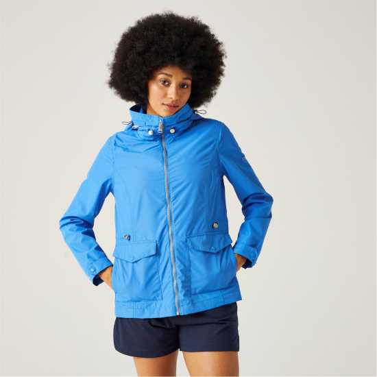 Дамско Яке Regatta Navassa Waterproof Jacket Womens Соник Син Дамски якета и палта