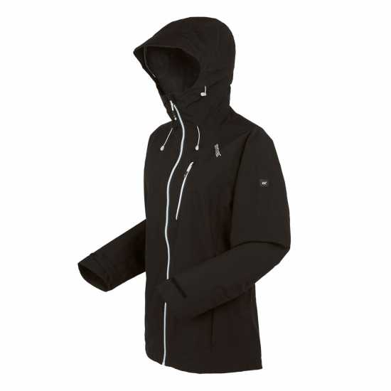 Непромокаемо Яке Regatta Birchdale Waterproof Jacket Черно/Бяло 