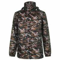 Мъжко водонепромокаемо облекло Gelert Непромокаемо Яке Packaway Mens Waterproof Jacket Green Camo Gelert Непромокаемо Яке Packaway Mens Waterproof Jacket Green Camo Мъжко водонепромокаемо облекло