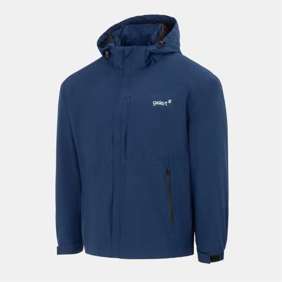 Gelert Непромокаемо Яке Hooded Water Resistant Windproof Waterproof Jacket Синьо Gelert Непромокаемо Яке Hooded Water Resistant Windproof Waterproof Jacket Синьо
