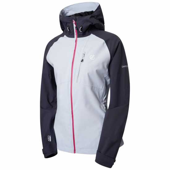 Dare2B Дамско Яке Dare 2B 2B Veritas Iii 4 Way Stretch Waterproof & Breatahble Jacket Womens Светло син/Ебен Дамски якета и палта