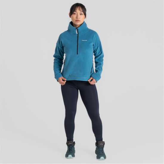 Craghoppers Women's Crag Caprice Quarter Zip Fleece Tay Blue Craghoppers Women's Crag Caprice Quarter Zip Fleece Tay Blue