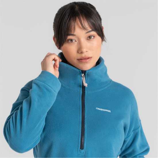 Craghoppers Women's Crag Caprice Quarter Zip Fleece Tay Blue Craghoppers Women's Crag Caprice Quarter Zip Fleece Tay Blue