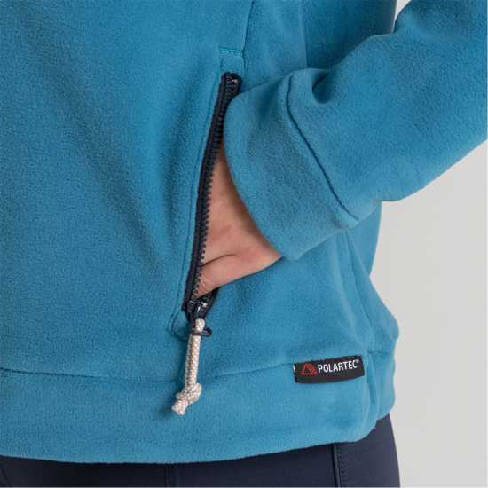 Craghoppers Women's Crag Caprice Quarter Zip Fleece Tay Blue Craghoppers Women's Crag Caprice Quarter Zip Fleece Tay Blue