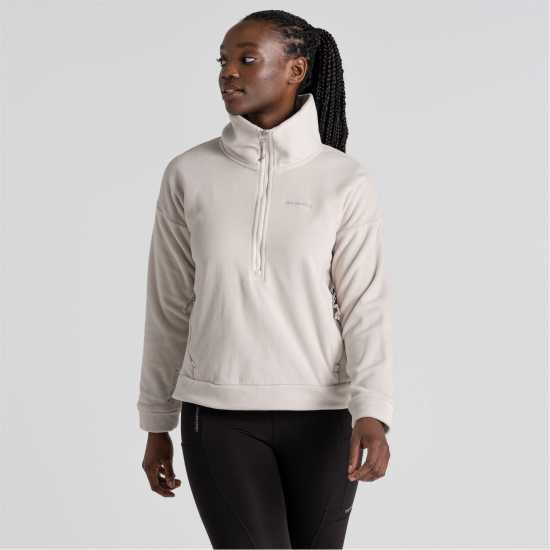 Дамски полар Craghoppers Crag Caprice H Zip Ld99 Светло бежово Craghoppers Crag Caprice H Zip Ld99 Светло бежово Дамски полар