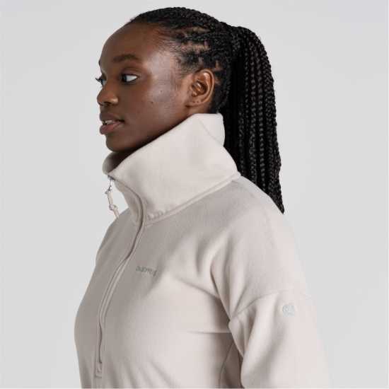 Дамски полар Craghoppers Crag Caprice H Zip Ld99 Светло бежово Craghoppers Crag Caprice H Zip Ld99 Светло бежово Дамски полар