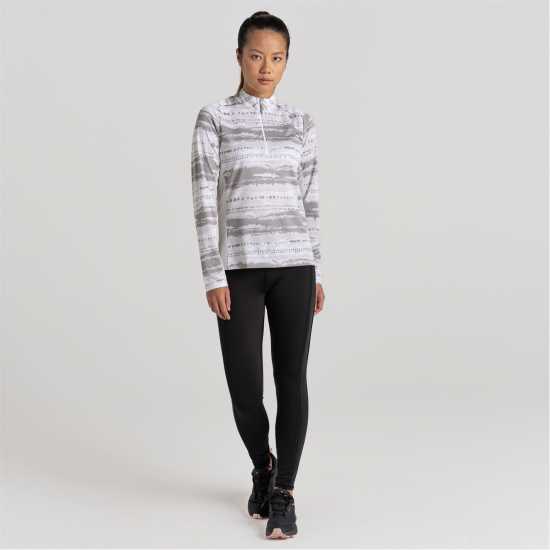 Дамски полар Craghoppers Crag Dynamic Hz Top Ld99 Лунно сив PT Craghoppers Crag Dynamic Hz Top Ld99 Лунно сив PT Дамски полар