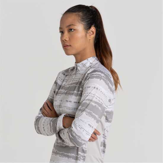 Дамски полар Craghoppers Crag Dynamic Hz Top Ld99 Лунно сив PT Craghoppers Crag Dynamic Hz Top Ld99 Лунно сив PT Дамски полар