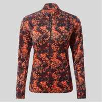 Дамски полар Craghoppers Crag Dynamic Hz Top Ld99 Розов коралов принт Craghoppers Crag Dynamic Hz Top Ld99 Розов коралов принт Дамски полар