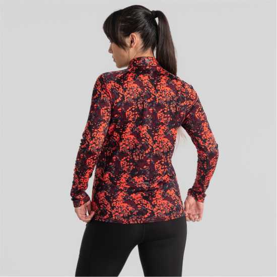 Дамски полар Craghoppers Crag Dynamic Hz Top Ld99 Розов коралов принт Craghoppers Crag Dynamic Hz Top Ld99 Розов коралов принт Дамски полар