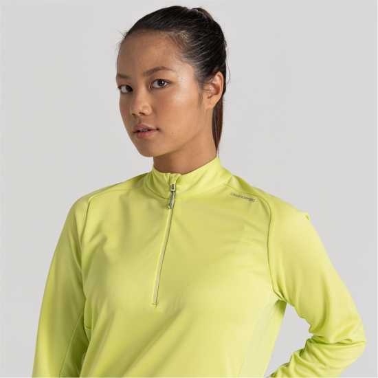 Дамски полар Craghoppers Crag Dynamic Hz Top Ld99 Ключово лайм Craghoppers Crag Dynamic Hz Top Ld99 Ключово лайм Дамски полар