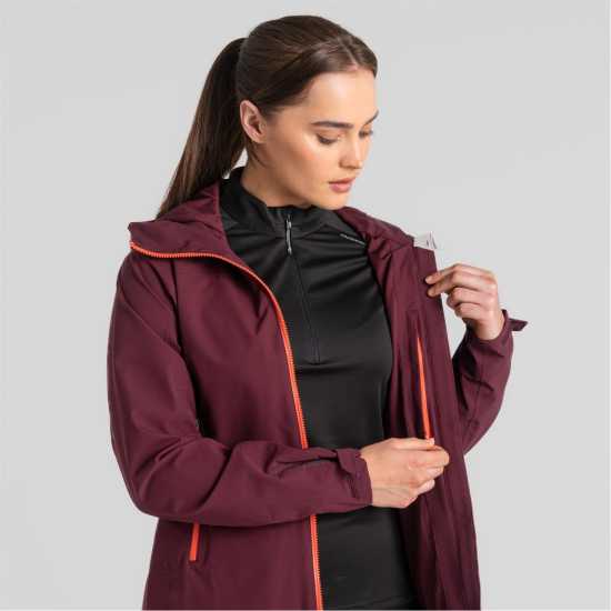 Craghoppers Непромокаемо Яке Women's Crag Dynamic Pro Waterproof Jacket Дълбок фиолетов Craghoppers Непромокаемо Яке Women's Crag Dynamic Pro Waterproof Jacket Дълбок фиолетов