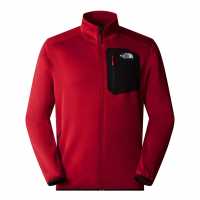 Мъжки полар Мъжки Полар С Цип The North Face Crest Full Zip Fleece Mens Гранатено червено Мъжки Полар С Цип The North Face Crest Full Zip Fleece Mens Гранатено червено Мъжки полар
