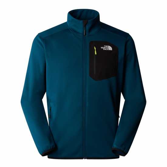 Мъжки Полар С Цип The North Face Crest Full Zip Fleece Mens Полунощно петрол Мъжки полар