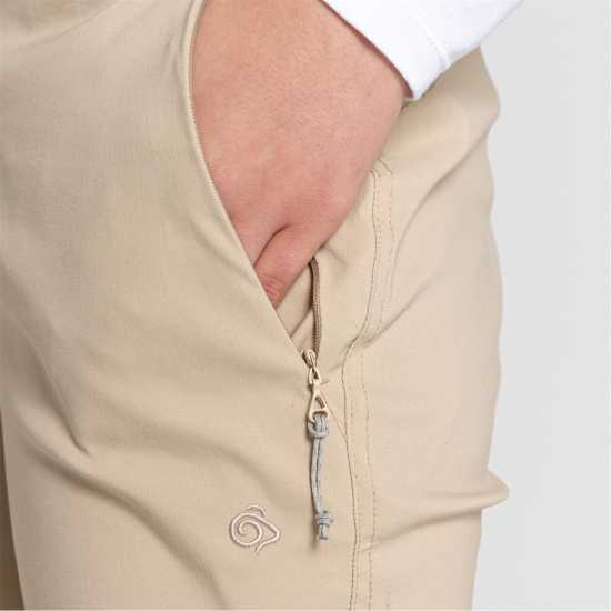 Craghoppers Women's Crag Kiwi Cropped Walking Shorts Пустинна пясък 