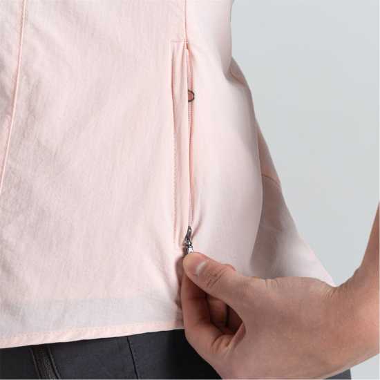 Craghoppers Crag Nl Adv Ss Shirt Ld99 Розова черупка Дамски ризи и тениски