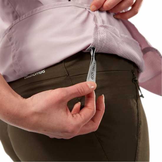 Craghoppers Crag Nl Adv Ss Shirt Ld99 Четка в лилаво Дамски ризи и тениски