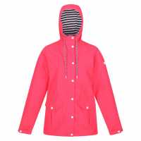 Дамско Яке Regatta Bayarma Waterproof Jacket Womens Неон Розово Дамски якета и палта