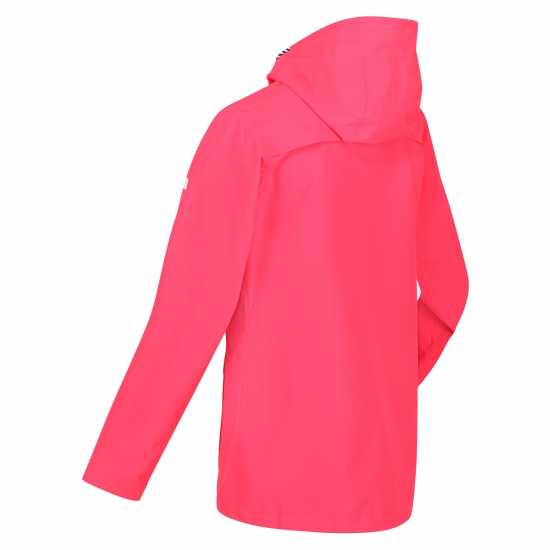 Дамско Яке Regatta Bayarma Waterproof Jacket Womens Неон Розово Дамски якета и палта