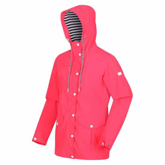 Дамско Яке Regatta Bayarma Waterproof Jacket Womens Неон Розово Дамски якета и палта