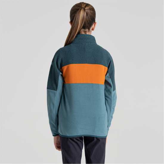 Craghoppers Crag Linden Half Zip In99 WshTl/DkAegB Детски полар