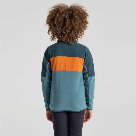 Craghoppers Crag Linden Half Zip In99 WshTl/DkAegB Детски полар