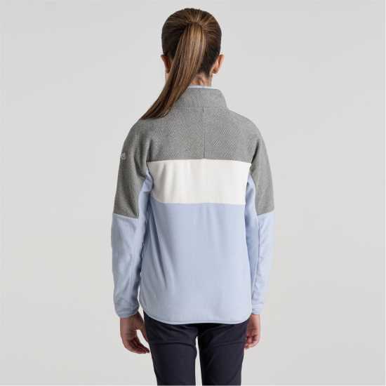 Craghoppers Unisex Kids' Crag Linden Half-Zip Fleece Есен/Сиво меланж Craghoppers Unisex Kids' Crag Linden Half-Zip Fleece Есен/Сиво меланж