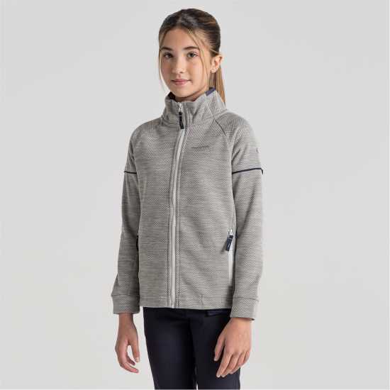 Детски полар Craghoppers Crag Nico Hooded Jkt In99 Сребристо облако Craghoppers Crag Nico Hooded Jkt In99 Сребристо облако Детски полар