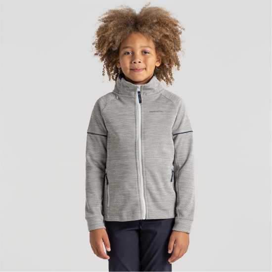 Детски полар Craghoppers Crag Nico Hooded Jkt In99 Сребристо облако Craghoppers Crag Nico Hooded Jkt In99 Сребристо облако Детски полар