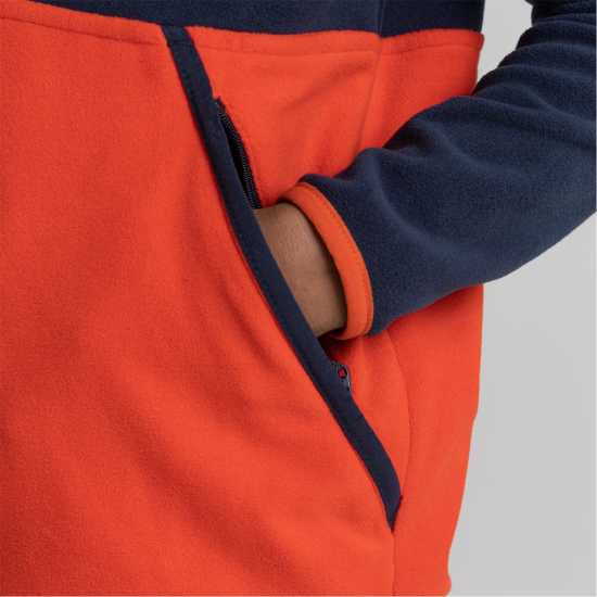 Детски полар Craghoppers Crag Valo Half Zip In99 Синьо/Макворд Craghoppers Crag Valo Half Zip In99 Синьо/Макворд Детски полар