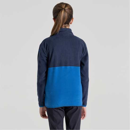 Детски полар Craghoppers Crag Valo Half Zip In99 Синьо/ Болт Craghoppers Crag Valo Half Zip In99 Синьо/ Болт Детски полар