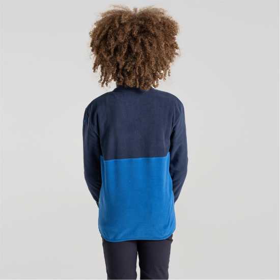 Детски полар Craghoppers Crag Valo Half Zip In99 Синьо/ Болт Craghoppers Crag Valo Half Zip In99 Синьо/ Болт Детски полар