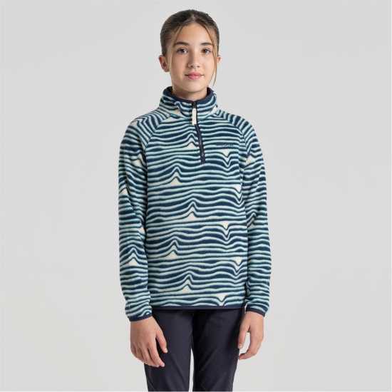 Craghoppers Crag Kai Half Zip Fl In99 ПосднБлу Прт Детски полар