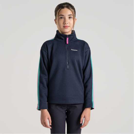 Детски полар Craghoppers Crag Rey Half Zip In99 Синьо морско Craghoppers Crag Rey Half Zip In99 Синьо морско Детски полар