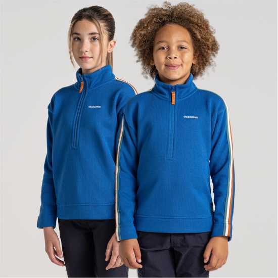 Craghoppers Crag Rey Half Zip In99 Синьо болт Детски полар