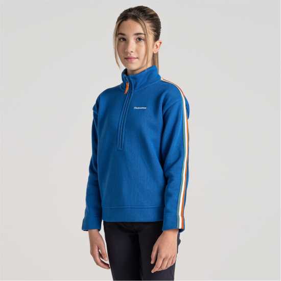 Craghoppers Crag Rey Half Zip In99 Синьо болт Детски полар