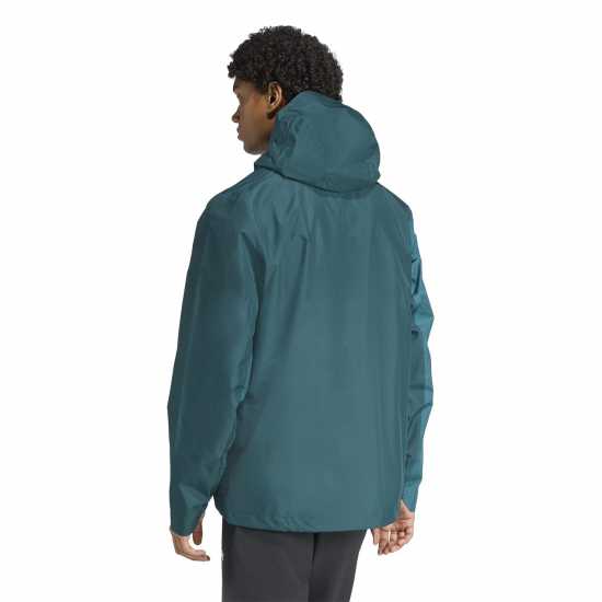 Adidas Terrex Multi 2.5L Rain.rdy Jacket Green/Ivy Мъжко водонепромокаемо облекло