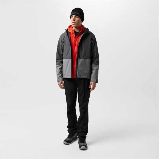 Мъжко водонепромокаемо облекло Karrimor Непромокаемо Яке Мъжко 2L Argon Waterproof Jacket Mens Черно/Сиво Karrimor Непромокаемо Яке Мъжко 2L Argon Waterproof Jacket Mens Черно/Сиво Мъжко водонепромокаемо облекло