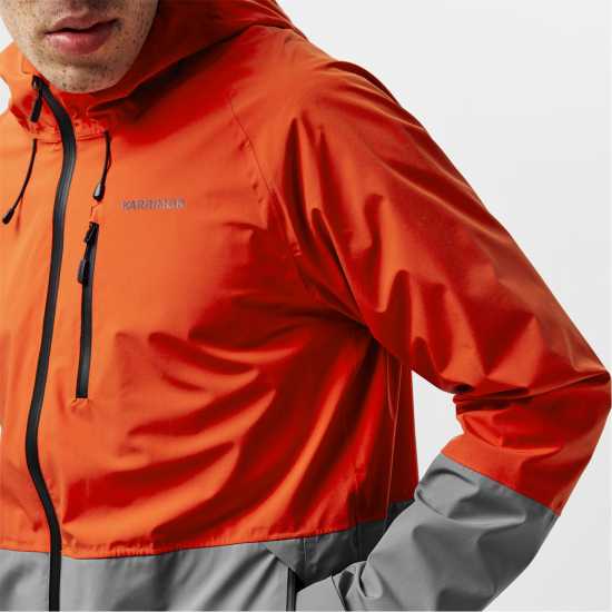 Мъжко водонепромокаемо облекло Karrimor Непромокаемо Яке Мъжко 2L Argon Waterproof Jacket Mens Оранжево / Сиво Karrimor Непромокаемо Яке Мъжко 2L Argon Waterproof Jacket Mens Оранжево / Сиво Мъжко водонепромокаемо облекло