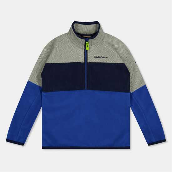 Детски полар Craghoppers Crag Linden Half Zip Jn99 Болт/Сиво ML Craghoppers Crag Linden Half Zip Jn99 Болт/Сиво ML Детски полар