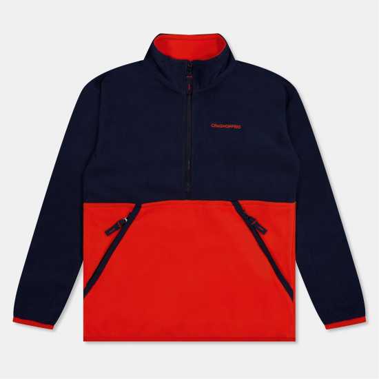 Детски полар Craghoppers Crag Valo Half Zip Jn99 Синьо/Макворд Craghoppers Crag Valo Half Zip Jn99 Синьо/Макворд Детски полар