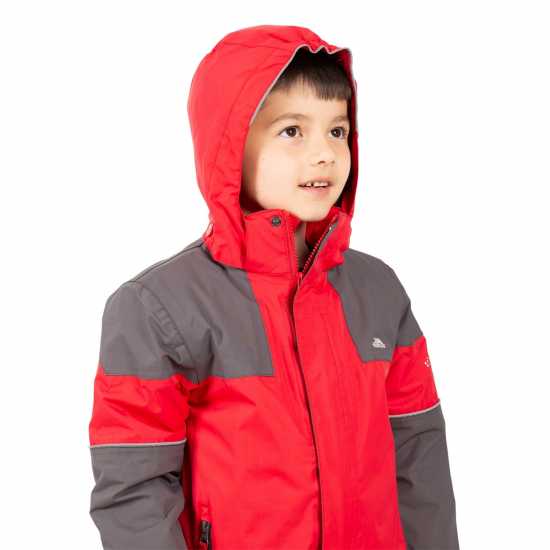 Trespass Непромокаемо Яке Unlock Waterproof Jacket Червено 