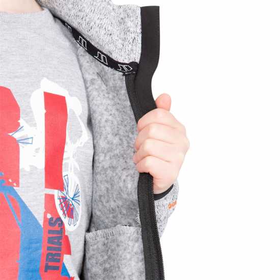 Trespass Kids' Mario Full-Zip Fleece Сив марл 